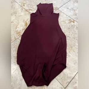 MAROON BODYSUIT ZARA- SIZE LARGE- WORN ONCE